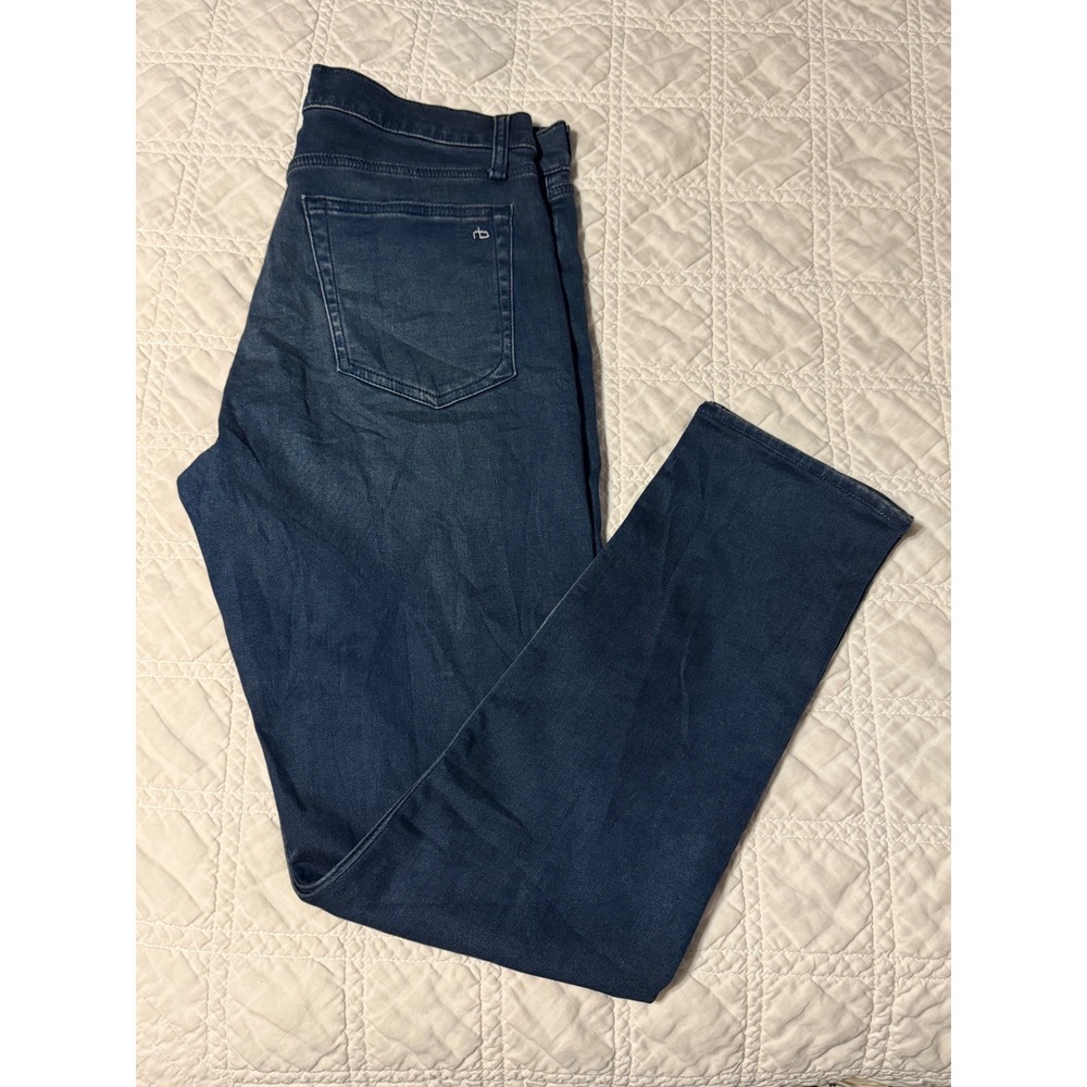 Rag & Bone Fit 2 Slim Jeans Mens 33x32 Blue Zeplin Dark Wash Denim
